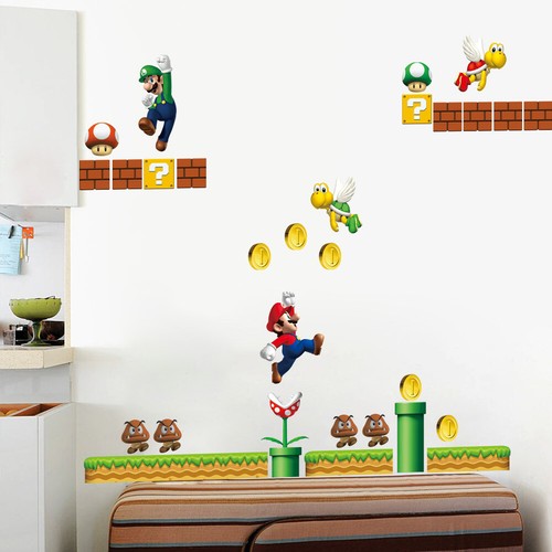Adesivi murali super mario - adesivi,