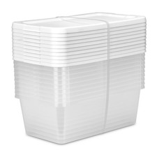 Set of (10) 6 Quart Storage