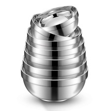 Ciotole in acciaio inox con