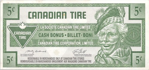 Vintage canadian tire cent - canadian,