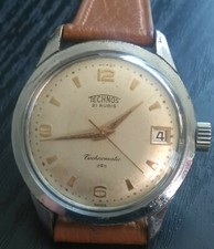 orologio uomo automatico ETA 1258 anni 70 technos vintage diver sub funzionante