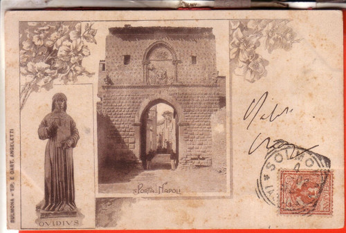 Cartolina sulmona fp - cartolina,