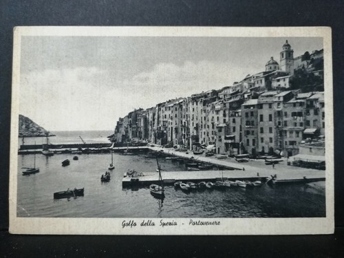 Cartolina spezia golfo - spezia,
