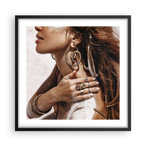 Poster 50x50cm sabbia donna - 50x50cm,