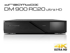 Dreambox DM900 RC20 UHD 4K 1x doppio sintonizzatore DVB-S2X MS E2 Linux PVR pronto ricevitore