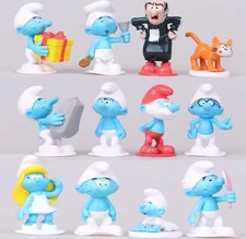 Set 12 Puffi in Miniatura |