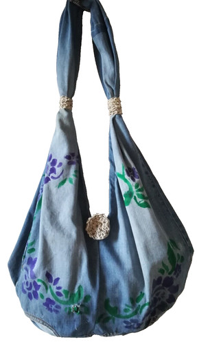 Borsa artigianale jeans - artigianale,