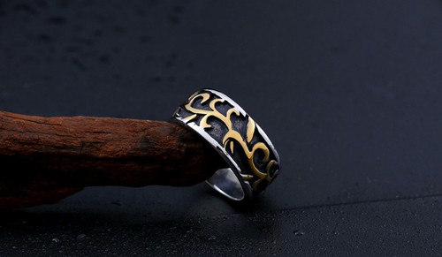 Anello acciaio inossidabile - anello, in