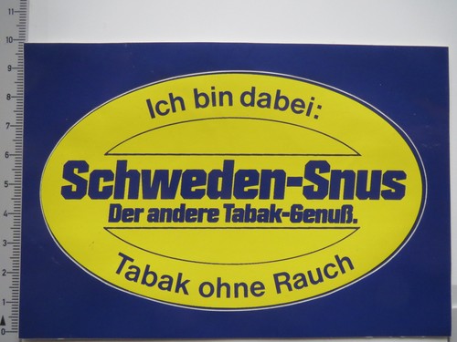 Adesivo sticker svezia snus - snus,