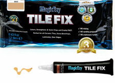 Tile Fix: (Beige) Fix & Color Piastrelle di Porcellana Crepe e Chips Fast - MagicEzy