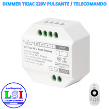 Regolatore Dimmer Varialuce 220V 300W Pulsante e Telecomando lampade strisce led