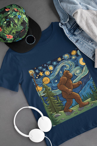 Shirt big foot van - foot, in