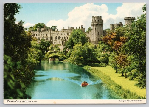 Cartolina castello warwick - di,