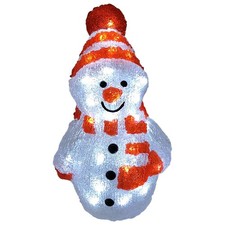 Pupazzo di neve acrilico LED
