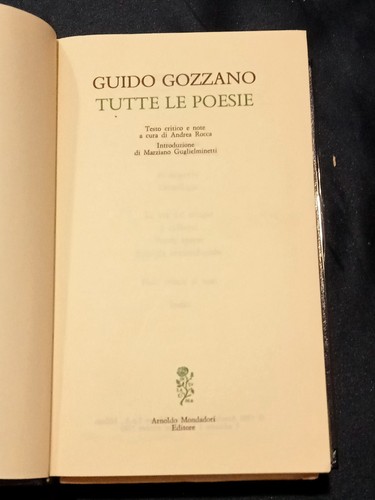 Guido gozzano tutte poesie - guido,