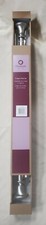 Biancospino Home Decor Drappeggio Asta Set 1"x36"x72" Argento Asta Tenda NUOVO