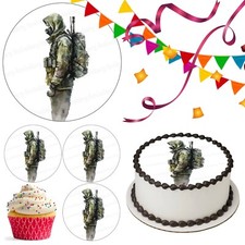 Cake topper soldato militare