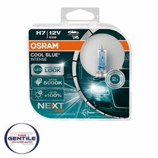 COPPIA LAMPADE OSRAM H7 5000K +100% 12V 55W COOL BLUE INTENSE EXTRA LED LOOK