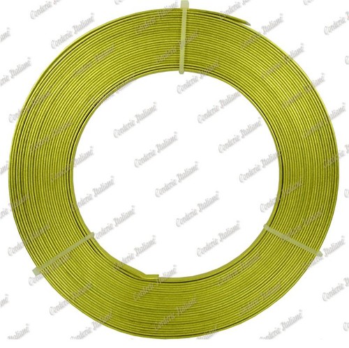 Filo alluminio piatto giallo