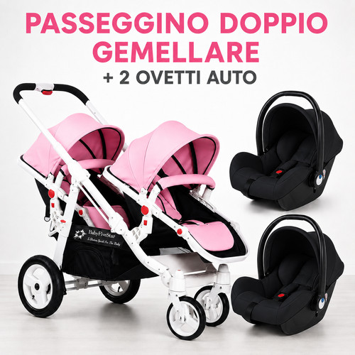 Passeggino carrozzina 3in1 - passeggino,