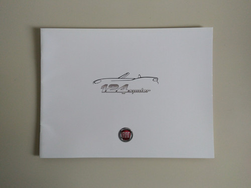 Depliant brochure fiat - depliant, 124