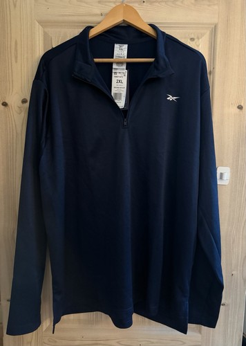 Reebok uomo 2xl quarto zip - uomo,