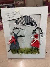 Quadretto Filo Di Ferro Amicizia