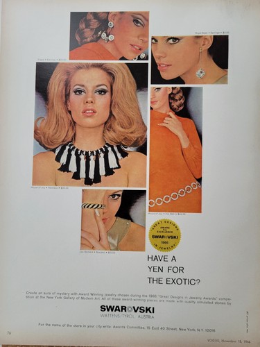 1966 swarovski collana esotica - 1966,