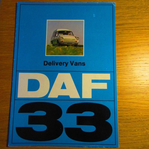Daf delivery van brochure - daf, 33