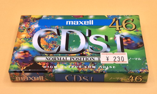 Maxell 46 japan nastro - cd's,