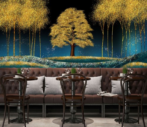 Golden baum h5731 tapete - h5731,