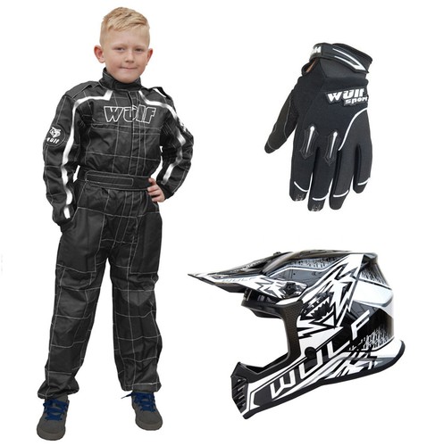 Guanto casco tuta bambini - guanto,