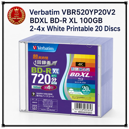 Verbatim vbr520yp20v2 bdxl - vbr520yp20v2,