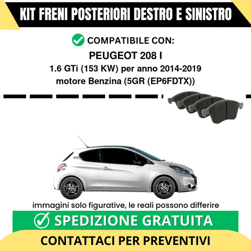 Pastiglie freno posteriori - pastiglie,
