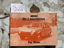 Libretto uso e manutenzione