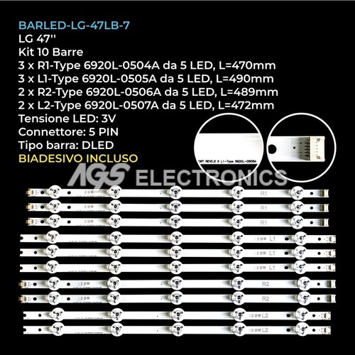 Kit barre strip - kit, tv