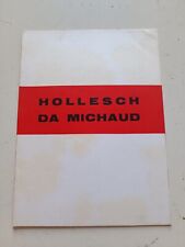 Hollesch Da   michaud  Brossura Invito 