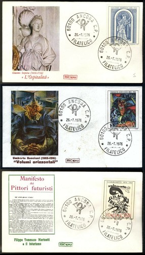 Italia 1976 fdc roma - roma,