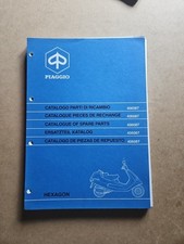 Piaggio Hexagon 125 E 150cc  Catalogo Parti Di Ricambio Multilingua 