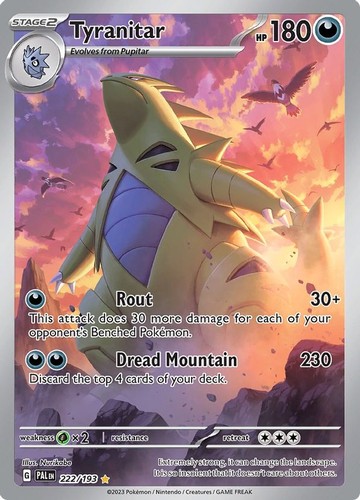 Tyranitar 222 193 pokemon - 222/193,