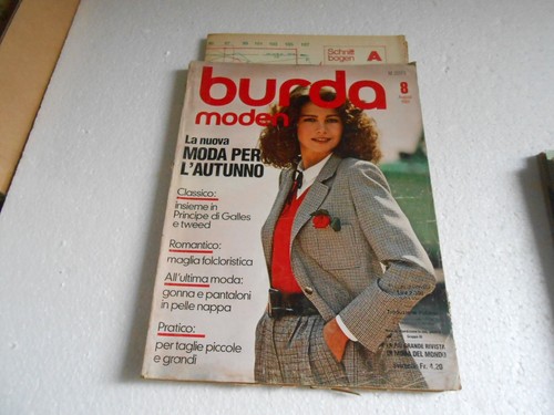 Burda moden agosto 1981 - agosto,