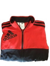 ADIDAS Felpa Sportiva da ragazzo 9-10 anni jacket chaqueta tuta giacca Fullzip