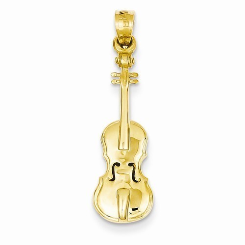 Ciondolo violino oro giallo - ciondolo,
