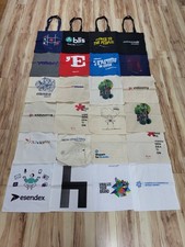 Venticinque Borse di Stoffa Multiuso di Vari Colori e Brand