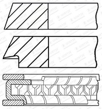 Kit anello pistone GOETZE