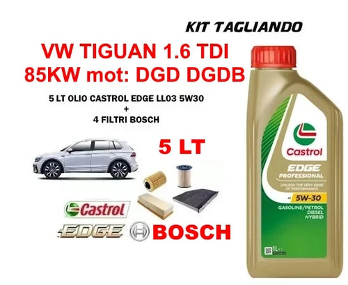 Kit tagliando olio castrol - olio,
