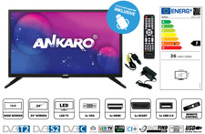 ANKARO CL 2402 LED TV 24 Pollici Easyfind Travel 12/24V Campeggio TV Camper