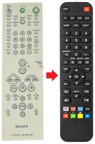 Telecomando adatto per sony - adatto,