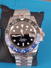 Orologio automatico Nh35a, Vetro Zaffiro, Acciaio 904L Ghiera batman inCeramica