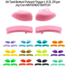 Kit Tasti Bottoni Pulsanti Trigger L R ZL ZR per Joy Con NINTENDO SWITCH